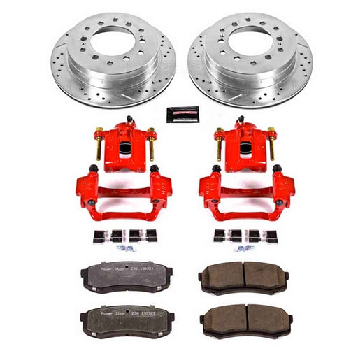 PowerStop Z36 Truck and Tow Brake Upgrade Kits with Calipers for 2003-2009 GX470, 2001-2007 SEQUOIA - KC2405-36 PowerStop Autoparts