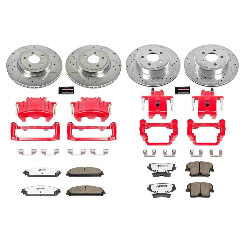 PowerStop Z26 Street Warrior Brake Upgrade Kits with Calipers KC2853-26 PowerStop Autoparts