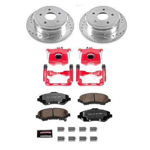 PowerStop Z36 Truck and Tow Brake Upgrade Kits with Calipers for 2007-2017 WRANGLER, 2018 WRANGLER JK - KC3090-36 PowerStop Autoparts