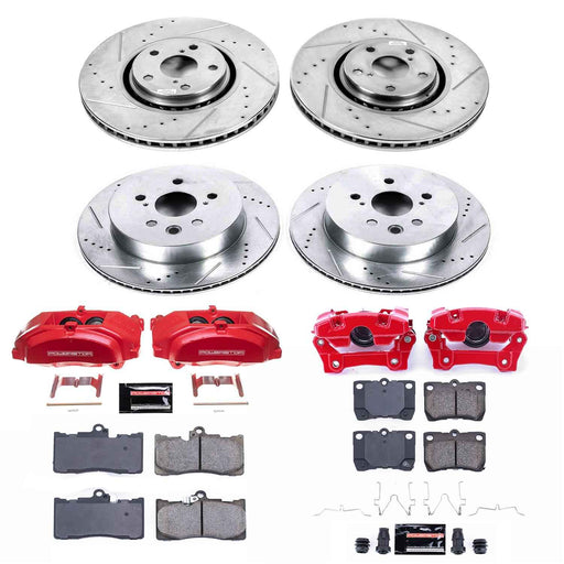 PowerStop Z23 Evolution Sport Brake Upgrade Kits with Calipers for 2007-2011 GS350 - KC4071 PowerStop Autoparts