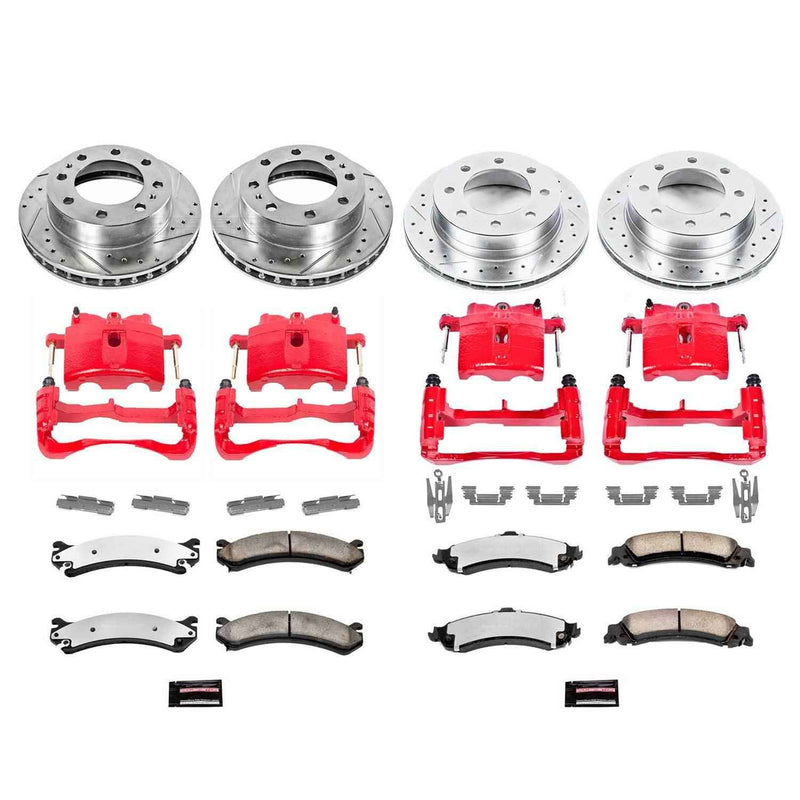 PowerStop Z36 Truck and Tow Brake Upgrade Kits with Calipers KC4426-36 PowerStop Autoparts