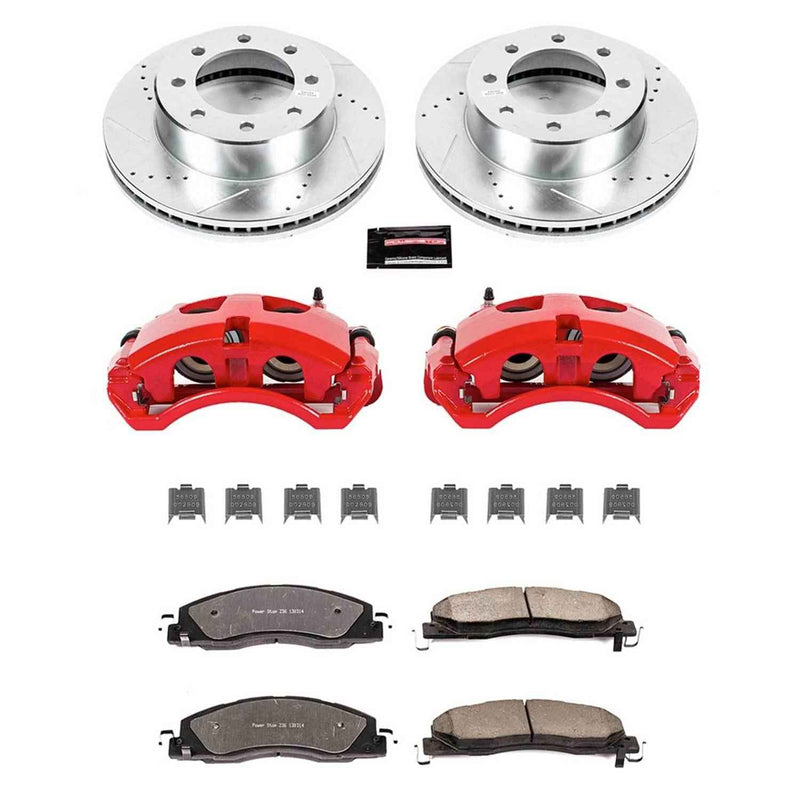 PowerStop Z36 Truck and Tow Brake Upgrade Kits with Calipers KC5411-36 PowerStop Autoparts