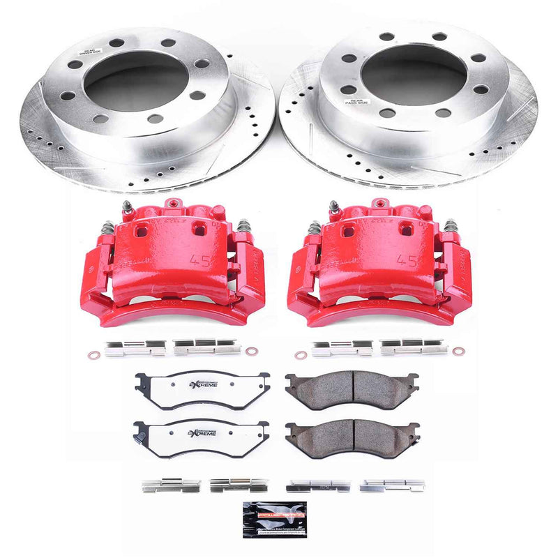 PowerStop Z36 Truck and Tow Brake Upgrade Kits with Calipers for 2001-2002 RAM 2500 - KC5489-36 PowerStop Autoparts