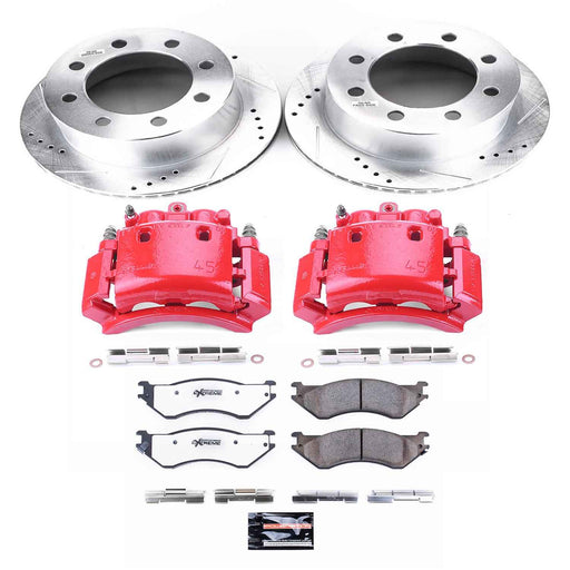 PowerStop Z36 Truck and Tow Brake Upgrade Kits with Calipers for 2001-2002 RAM 2500 - KC5489-36 PowerStop Autoparts