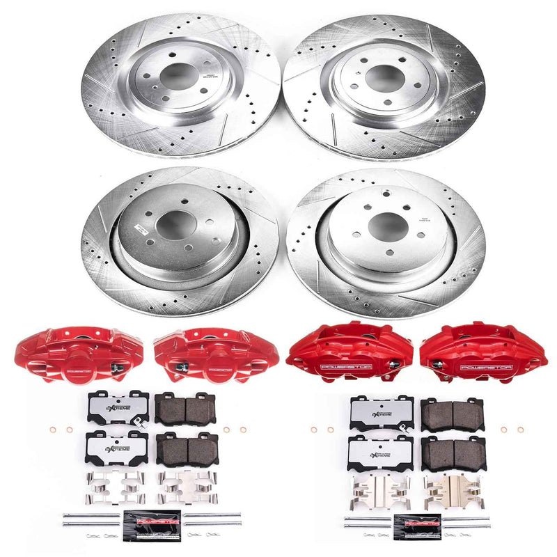 PowerStop Z26 Street Warrior Brake Upgrade Kits with Calipers KC5823-26 PowerStop Autoparts