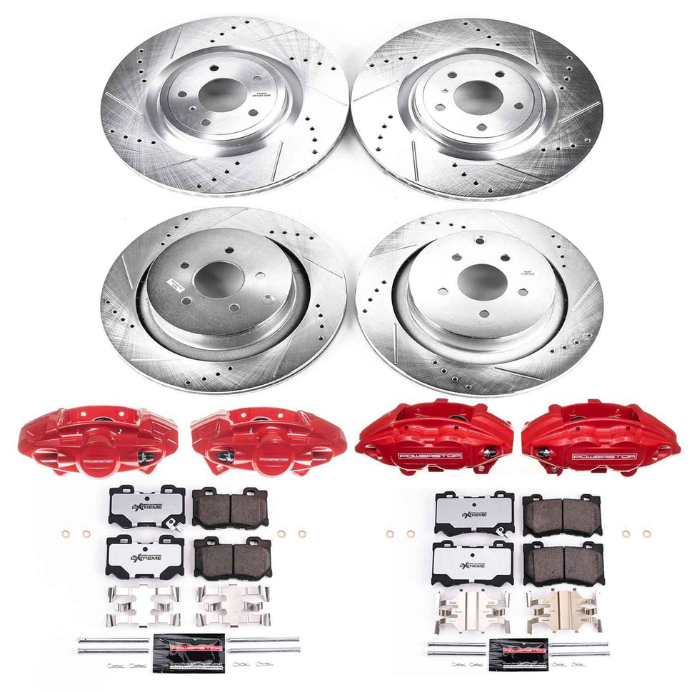 PowerStop Z26 Street Warrior Brake Upgrade Kits with Calipers KC5823-26