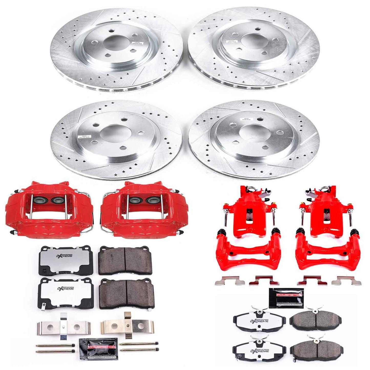 PowerStop Z26 Street Warrior Brake Upgrade Kits with Calipers for 2012 MUSTANG - KC5942-26