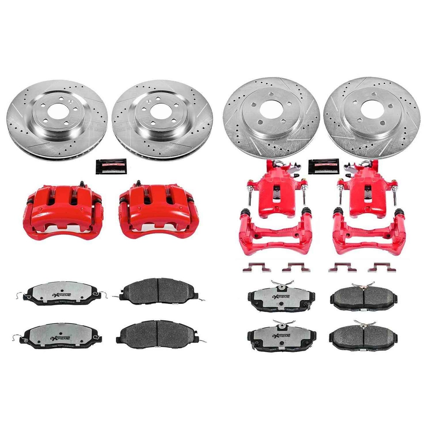 PowerStop Z26 Street Warrior Brake Upgrade Kits with Calipers for 2011-2014 MUSTANG - KC5943-26