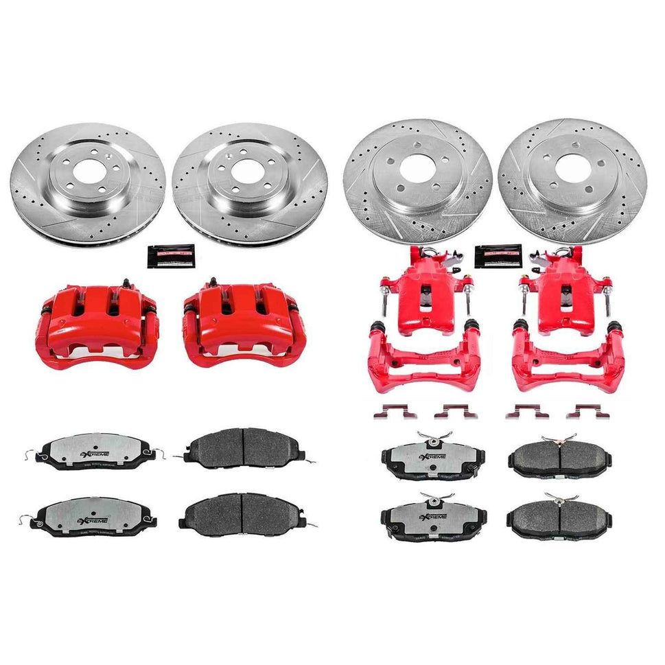 PowerStop Z26 Street Warrior Brake Upgrade Kits with Calipers for 2011-2014 MUSTANG - KC5943-26