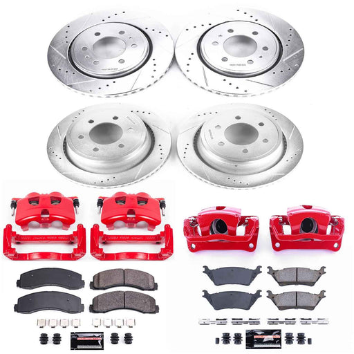 PowerStop Z23 Evolution Sport Brake Upgrade Kits with Calipers for 2012-2018 F-150 - KC6268 PowerStop Autoparts