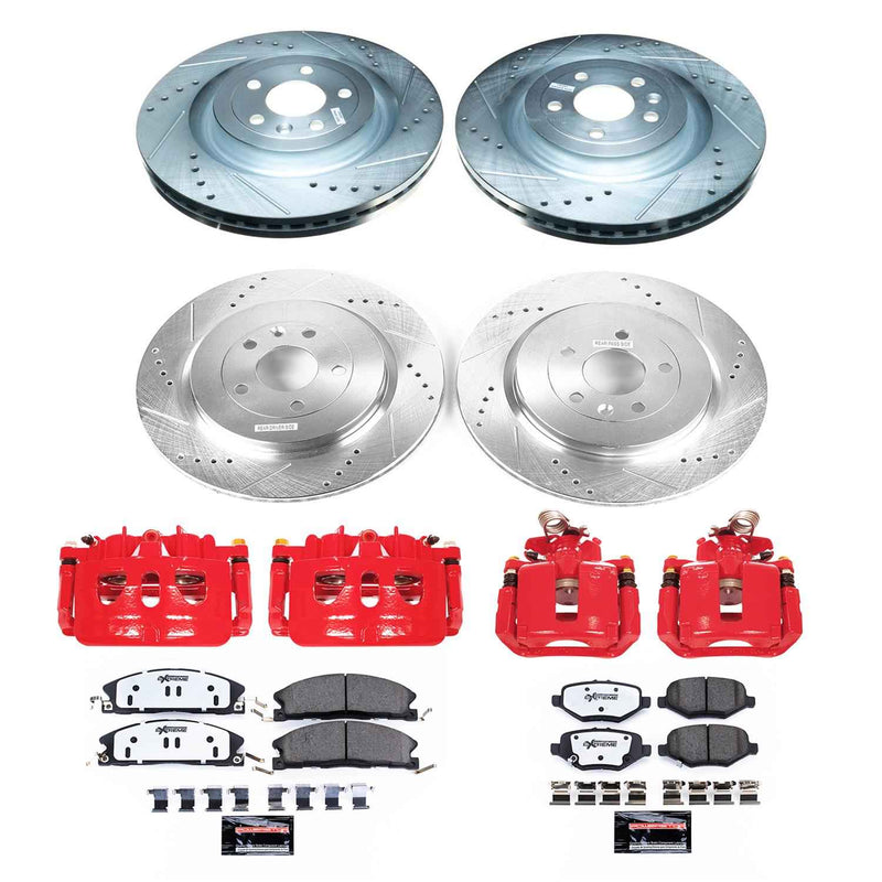 PowerStop Z36 Truck and Tow Brake Upgrade Kits with Calipers KC6375-36 PowerStop Autoparts