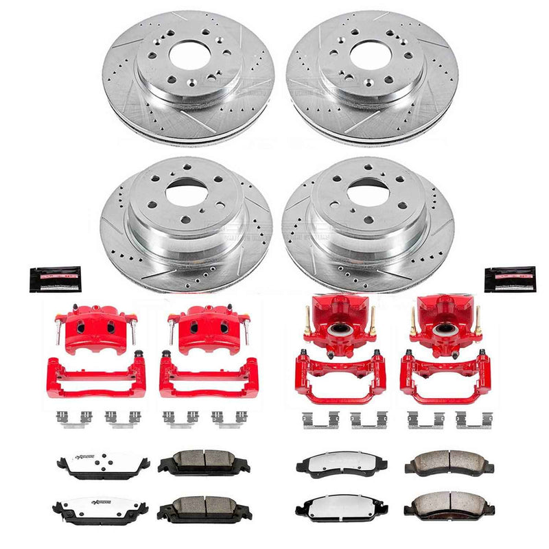 PowerStop Z36 Truck and Tow Brake Upgrade Kits with Calipers KC6560-36 PowerStop Autoparts