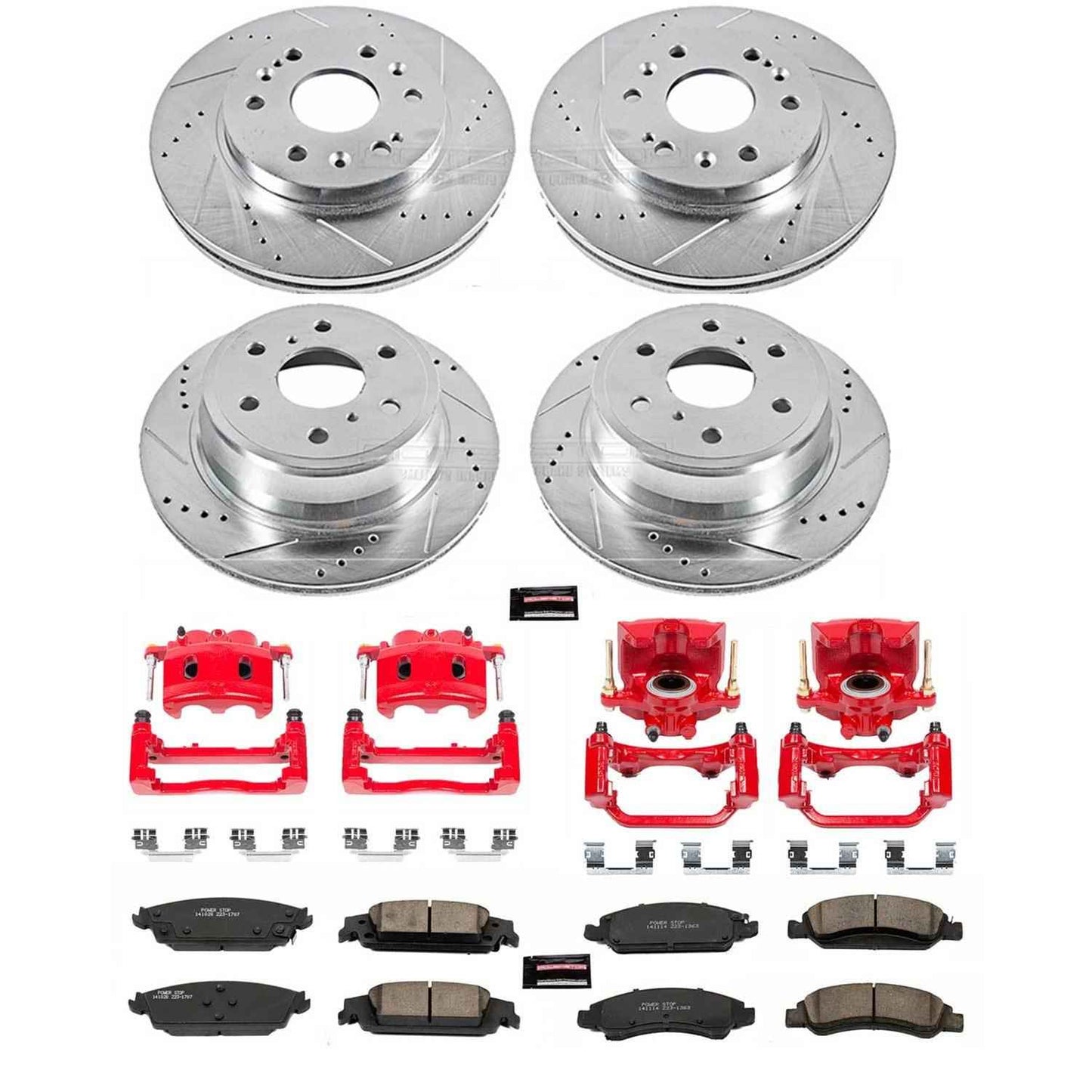 PowerStop Z23 Evolution Sport Brake Upgrade Kits with Calipers KC6560