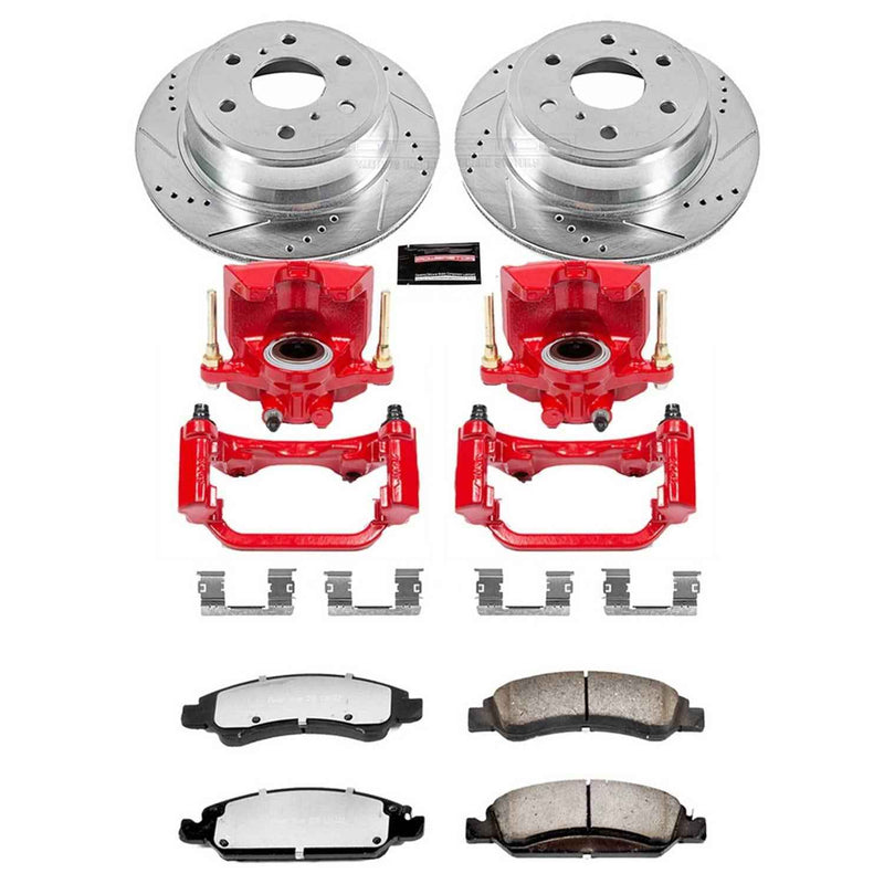PowerStop Z36 Truck and Tow Brake Upgrade Kits with Calipers KC6562-36 PowerStop Autoparts