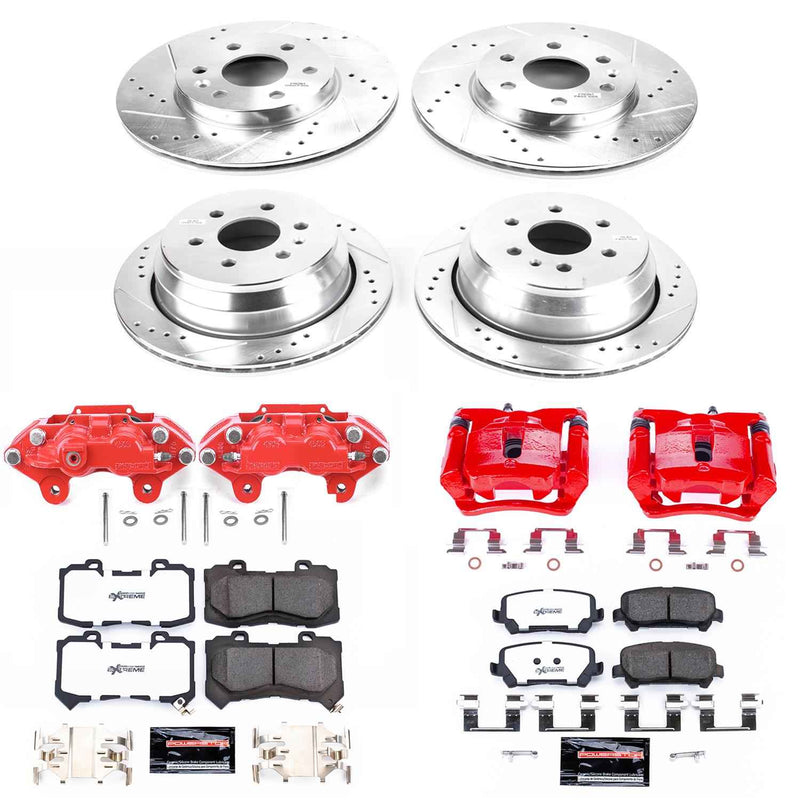 PowerStop Z36 Truck and Tow Brake Upgrade Kits with Calipers for 2015-2020 CANYON, 2015-2019 COLORADO - KC7228-36 PowerStop Autoparts