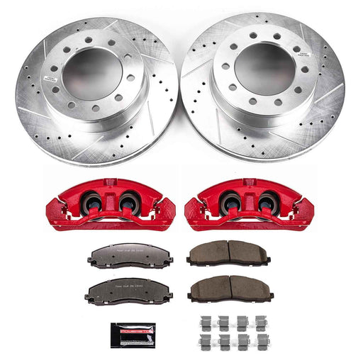 PowerStop Z36 Truck and Tow Brake Upgrade Kits with Calipers for 2015-2016 F-350 SUPER DUTY - KC8029-36 PowerStop Autoparts