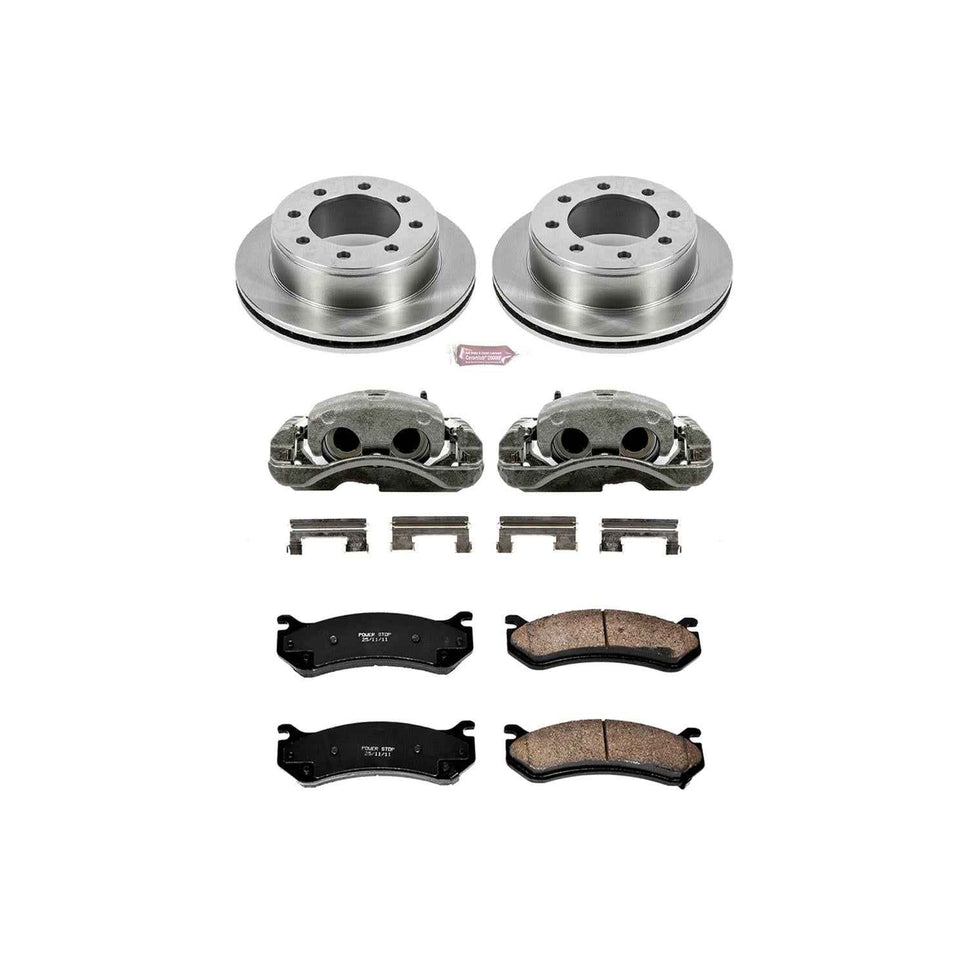 PowerStop Z17 Evolution Plus Stock Replacement Brake Kits with Calipers KCOE2041