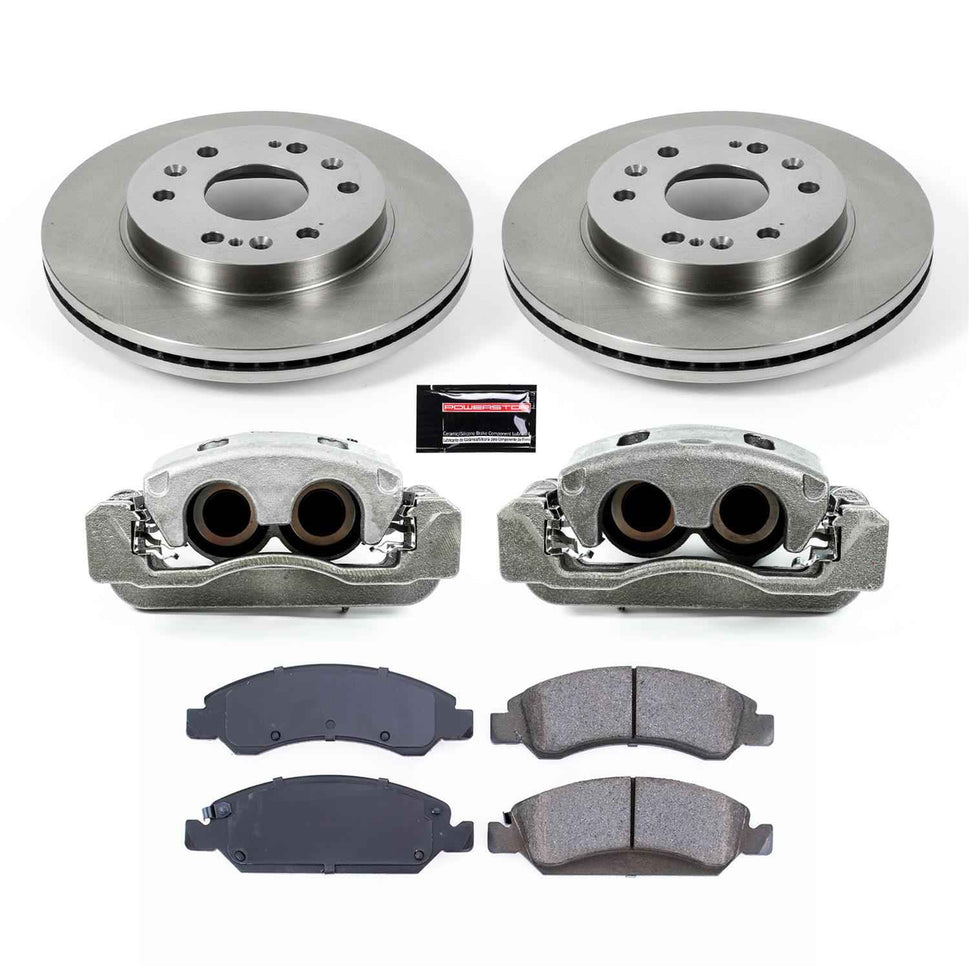 PowerStop Z17 Evolution Plus Stock Replacement Brake Kits with Calipers KCOE2069