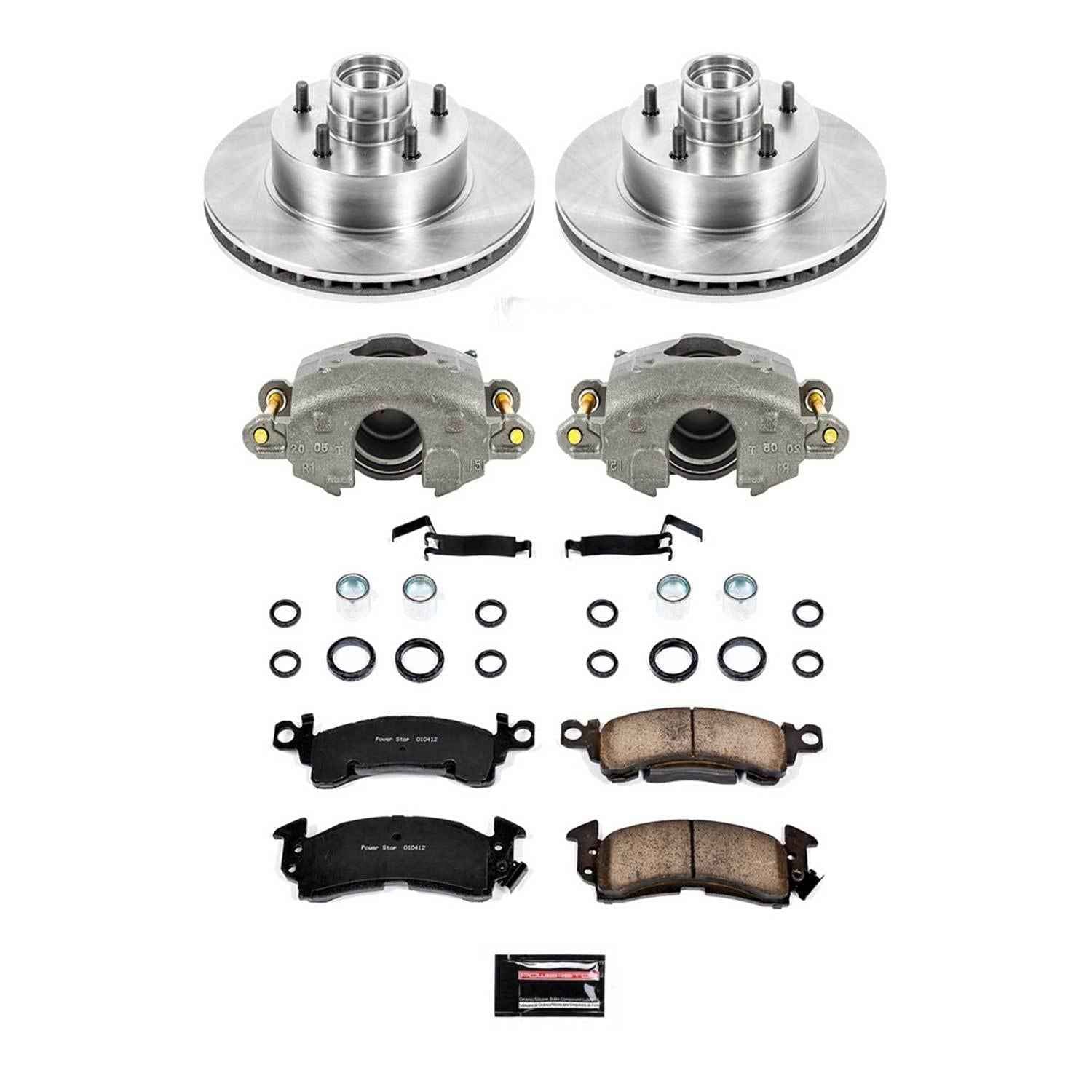 PowerStop Z17 Evolution Plus Stock Replacement Brake Kits with Calipers KCOE2908