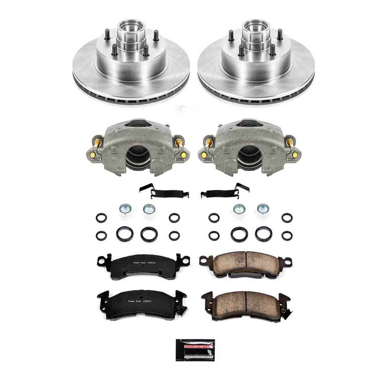 PowerStop Z17 Evolution Plus Stock Replacement Brake Kits with Calipers KCOE2908 PowerStop Autoparts