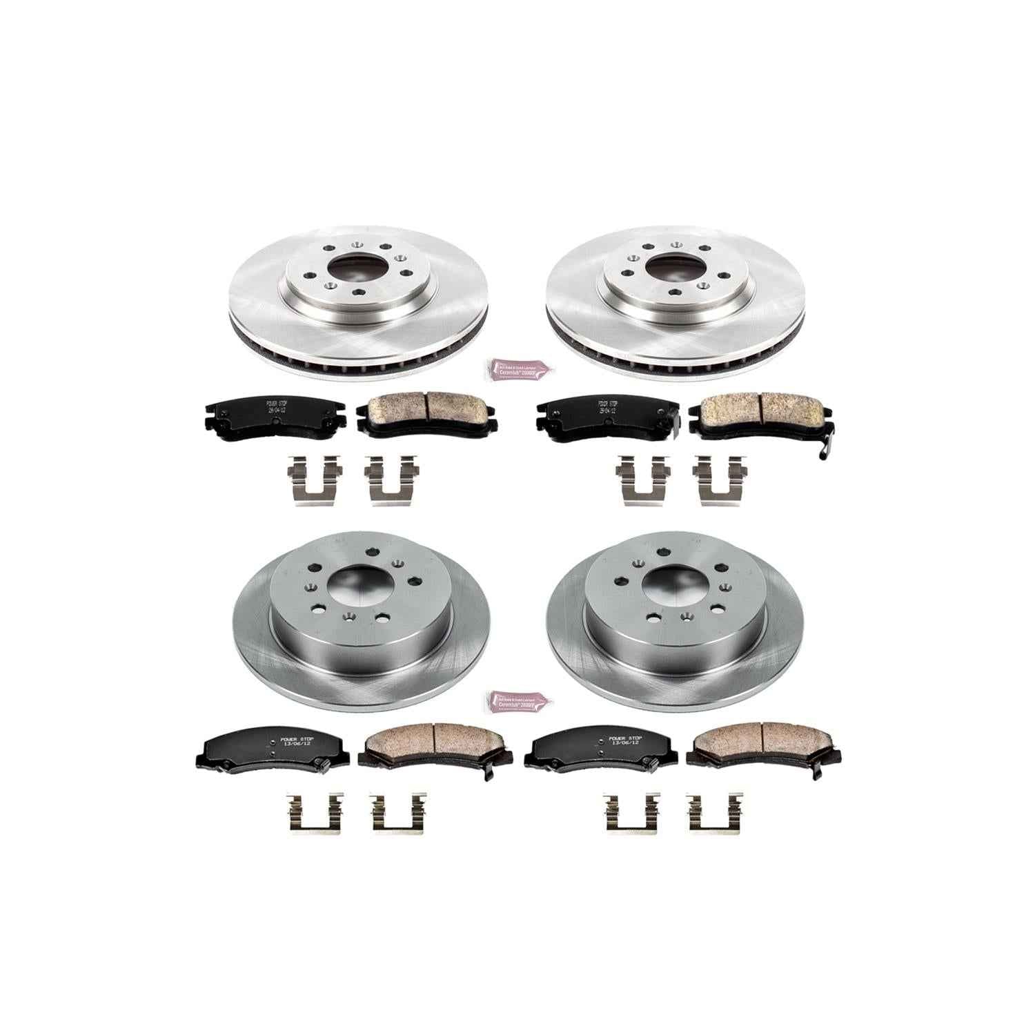 PowerStop Z17 Evolution Plus Stock Replacement Brake Kits for 2006-2010 IMPALA, 2006-2007 MONTE CARLO - KOE1438