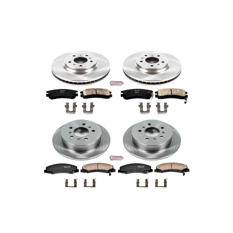 PowerStop Z17 Evolution Plus Stock Replacement Brake Kits for 2006-2010 IMPALA, 2006-2007 MONTE CARLO - KOE1438 PowerStop Autoparts