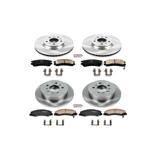 PowerStop Z17 Evolution Plus Stock Replacement Brake Kits for 2006-2010 IMPALA, 2006-2007 MONTE CARLO - KOE1438 PowerStop Autoparts