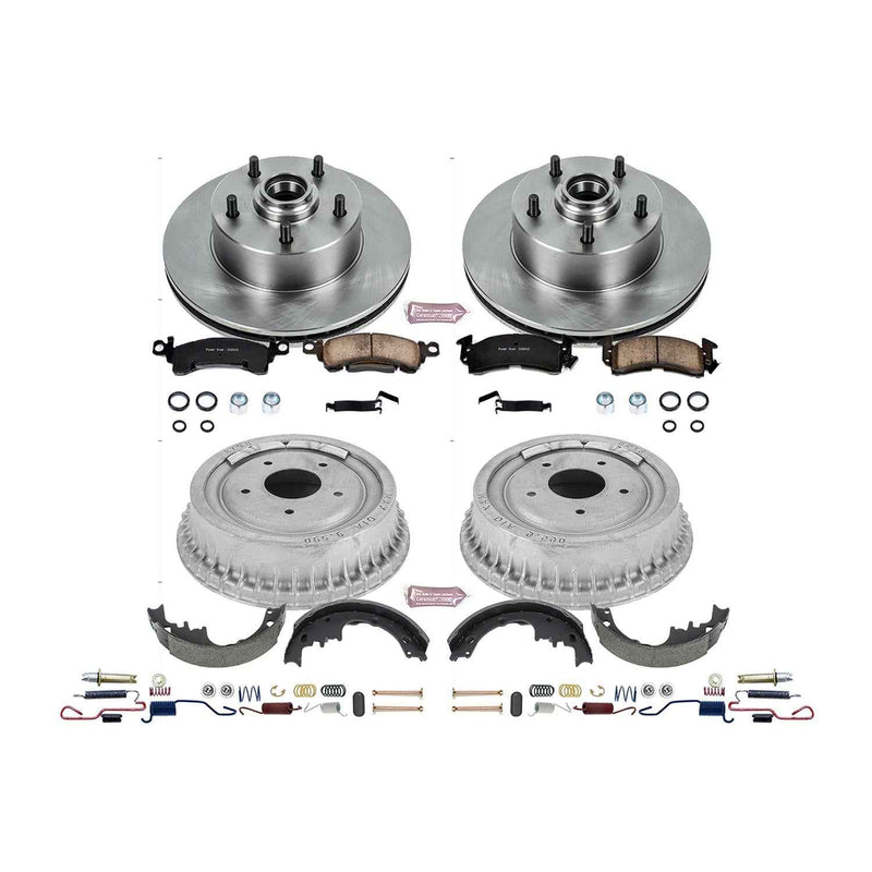 PowerStop Autospecialty Stock Replacement Disc and Drum Brake Kits KOE15022DK PowerStop Autoparts