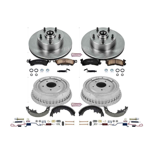 PowerStop Autospecialty Stock Replacement Disc and Drum Brake Kits KOE15022DK PowerStop Autoparts