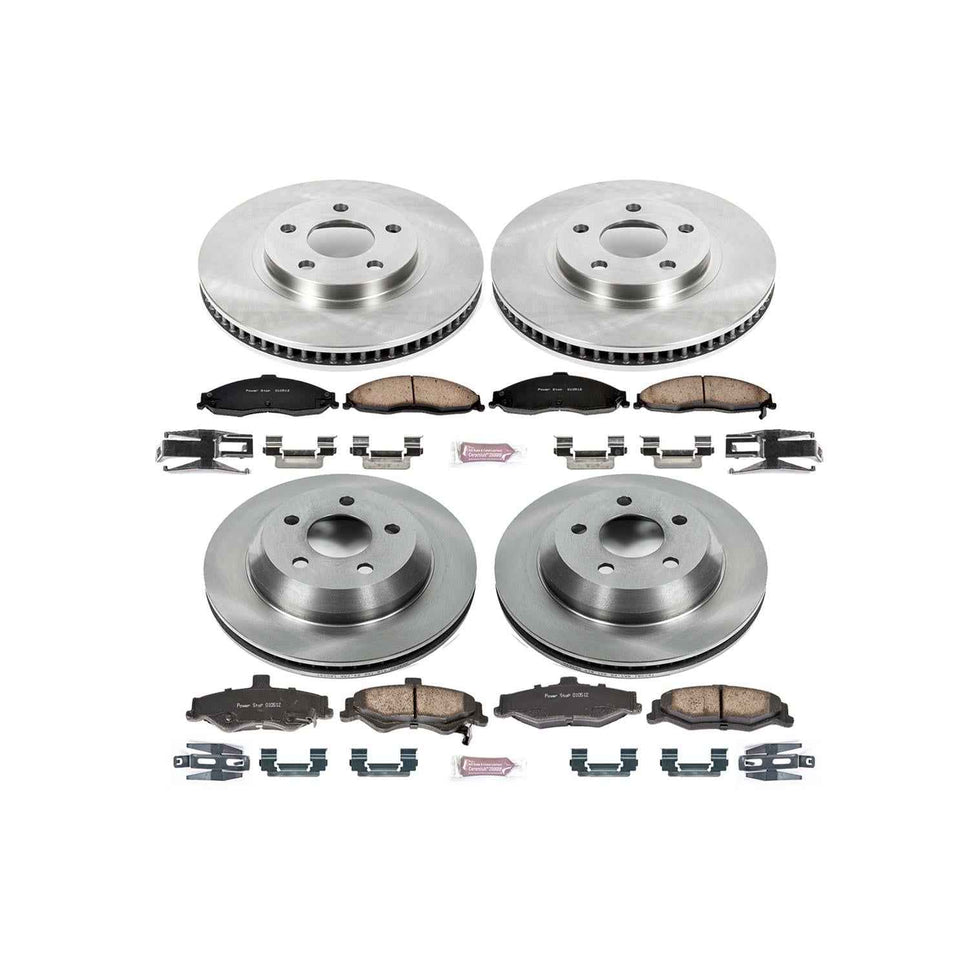 PowerStop Z17 Evolution Plus Stock Replacement Brake Kits for 1998-2002 CAMARO, FIREBIRD - KOE1548