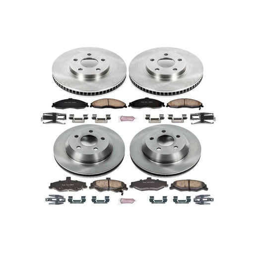 PowerStop Z17 Evolution Plus Stock Replacement Brake Kits for 1998-2002 CAMARO, FIREBIRD - KOE1548 PowerStop Autoparts