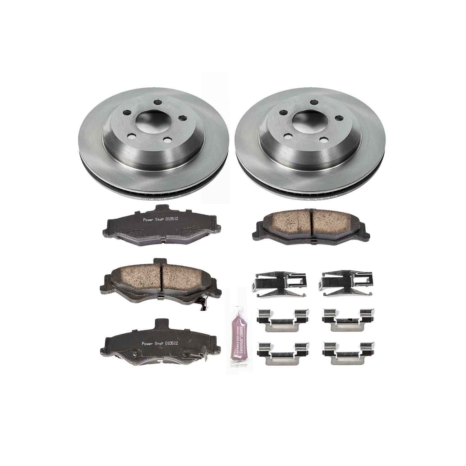 PowerStop Z17 Evolution Plus Stock Replacement Brake Kits for 1998-2002 CAMARO, FIREBIRD - KOE1568