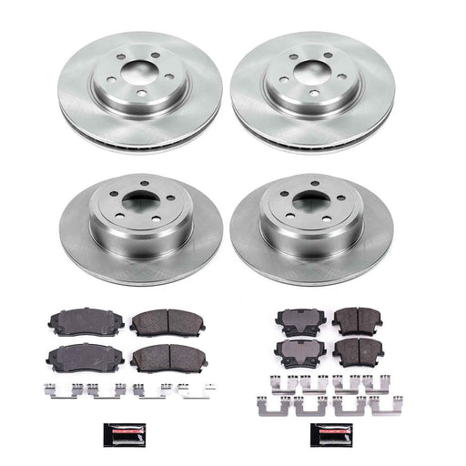 PowerStop Z17 Evolution Plus Stock Replacement Brake Kits KOE1715 PowerStop Autoparts