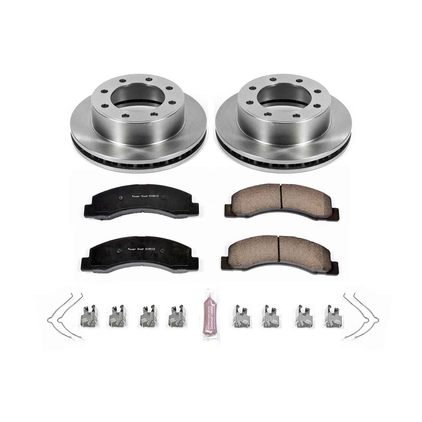 PowerStop Z17 Evolution Plus Stock Replacement Brake Kits for 1999-2004 F-350 SUPER DUTY, F-250 SUPER DUTY, 2000-2005 EXCURSION - KOE1905