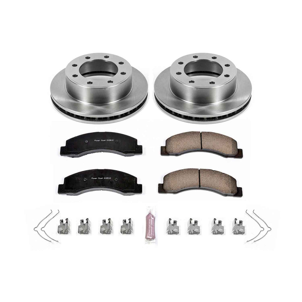 PowerStop Z17 Evolution Plus Stock Replacement Brake Kits for 1999-2004 F-350 SUPER DUTY, F-250 SUPER DUTY, 2000-2005 EXCURSION - KOE1905