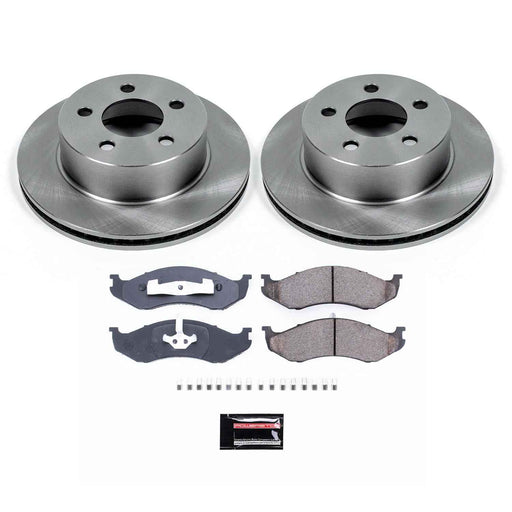 PowerStop Z17 Evolution Plus Stock Replacement Brake Kits for 1999-2001 CHEROKEE, 1999-2006 WRANGLER - KOE2152 PowerStop Autoparts