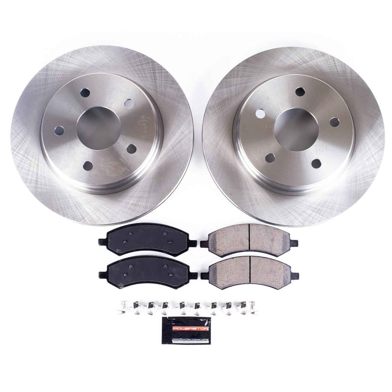 PowerStop Z17 Evolution Plus Stock Replacement Brake Kits KOE2163 PowerStop Autoparts