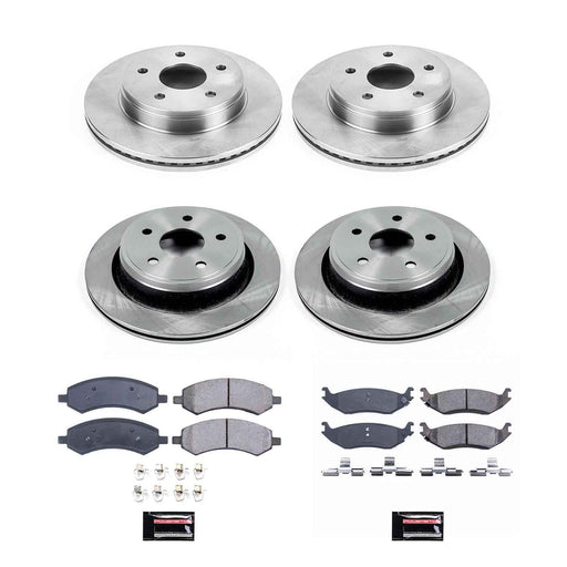 PowerStop Z17 Evolution Plus Stock Replacement Brake Kits KOE2164 PowerStop Autoparts