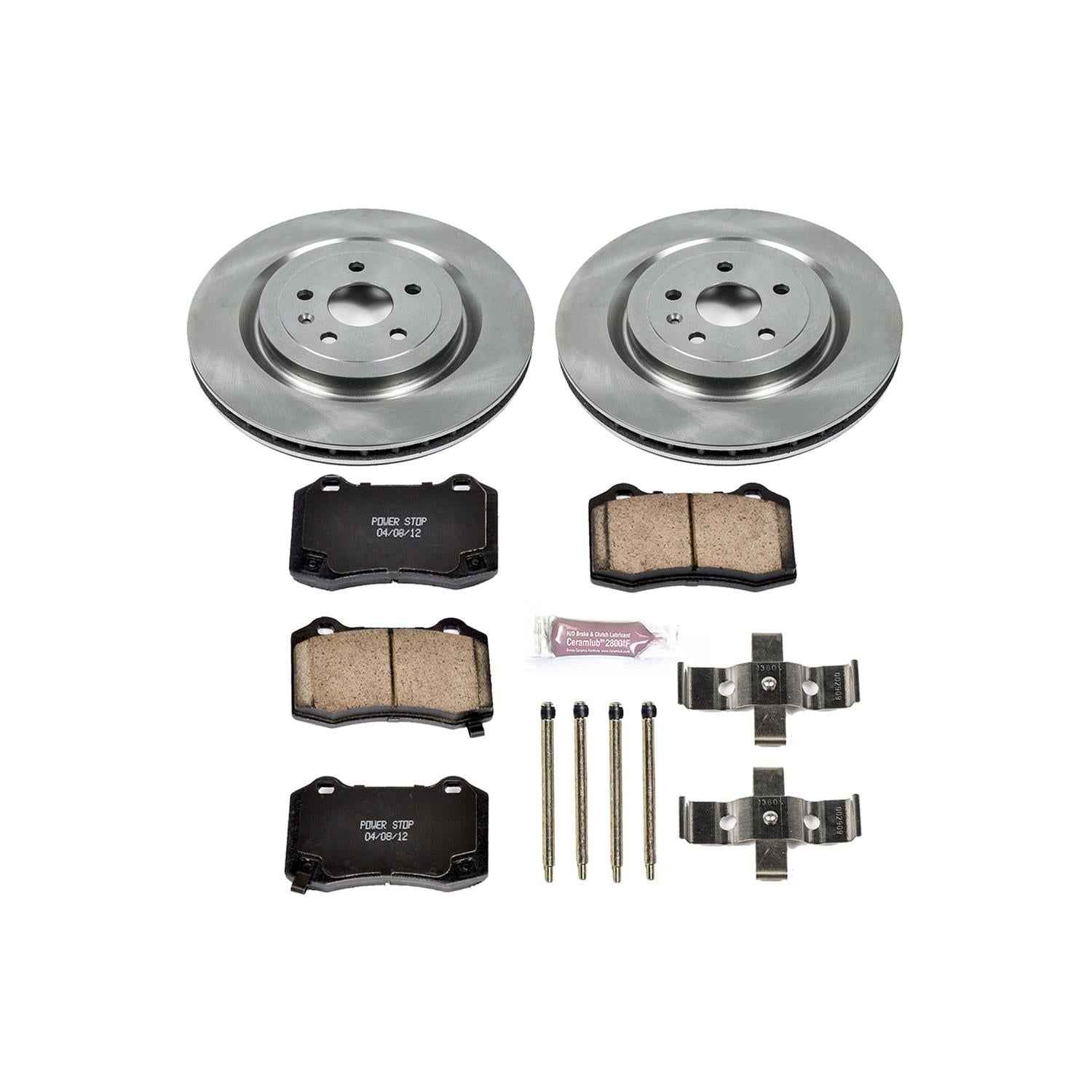 PowerStop Z17 Evolution Plus Stock Replacement Brake Kits for 2010-2023 CAMARO, 2009-2019 CTS - KOE3019