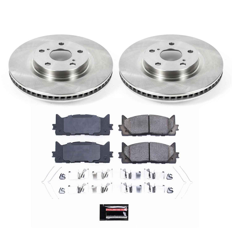 PowerStop Z17 Evolution Plus Stock Replacement Brake Kits KOE3053 PowerStop Autoparts