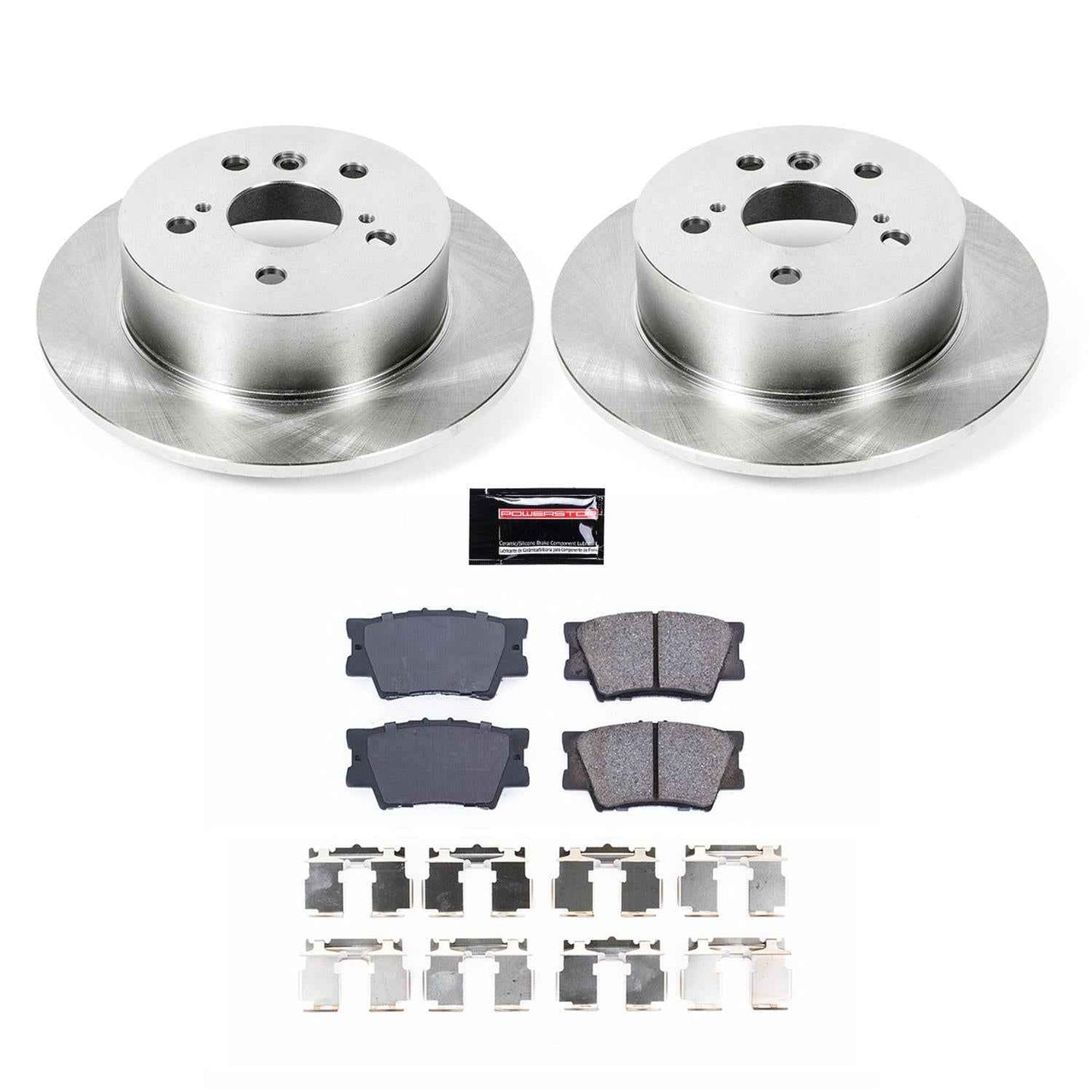 PowerStop Z17 Evolution Plus Stock Replacement Brake Kits for 2008-2012 AVALON, 2007-2011 CAMRY, 2007-2012 ES350 - KOE3068