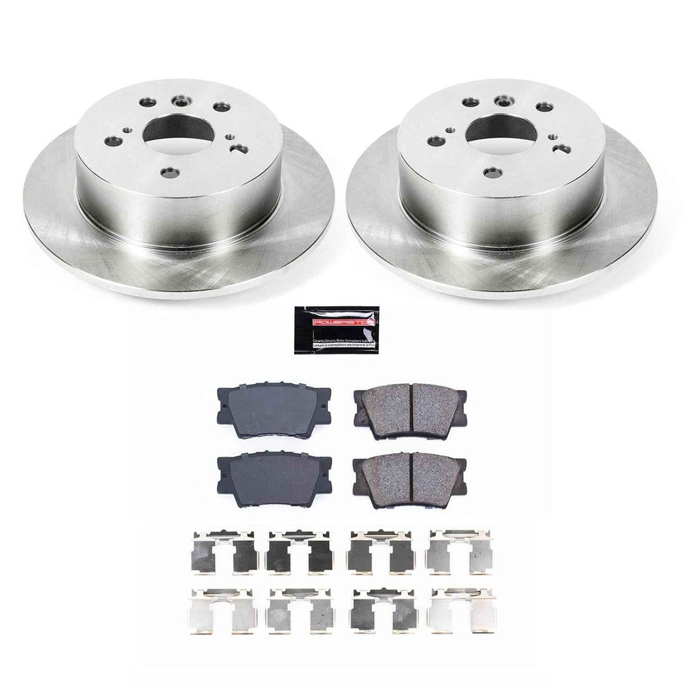 PowerStop Z17 Evolution Plus Stock Replacement Brake Kits for 2008-2012 AVALON, 2007-2011 CAMRY, 2007-2012 ES350 - KOE3068