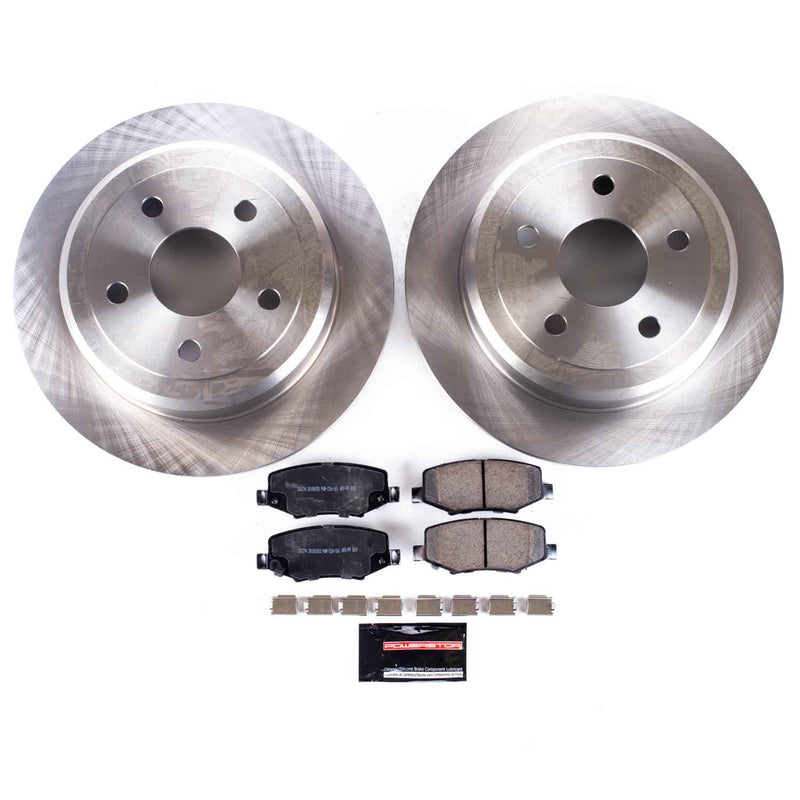PowerStop Z17 Evolution Plus Stock Replacement Brake Kits for 2007-2017 WRANGLER, 2018 WRANGLER JK - KOE3090 PowerStop Autoparts