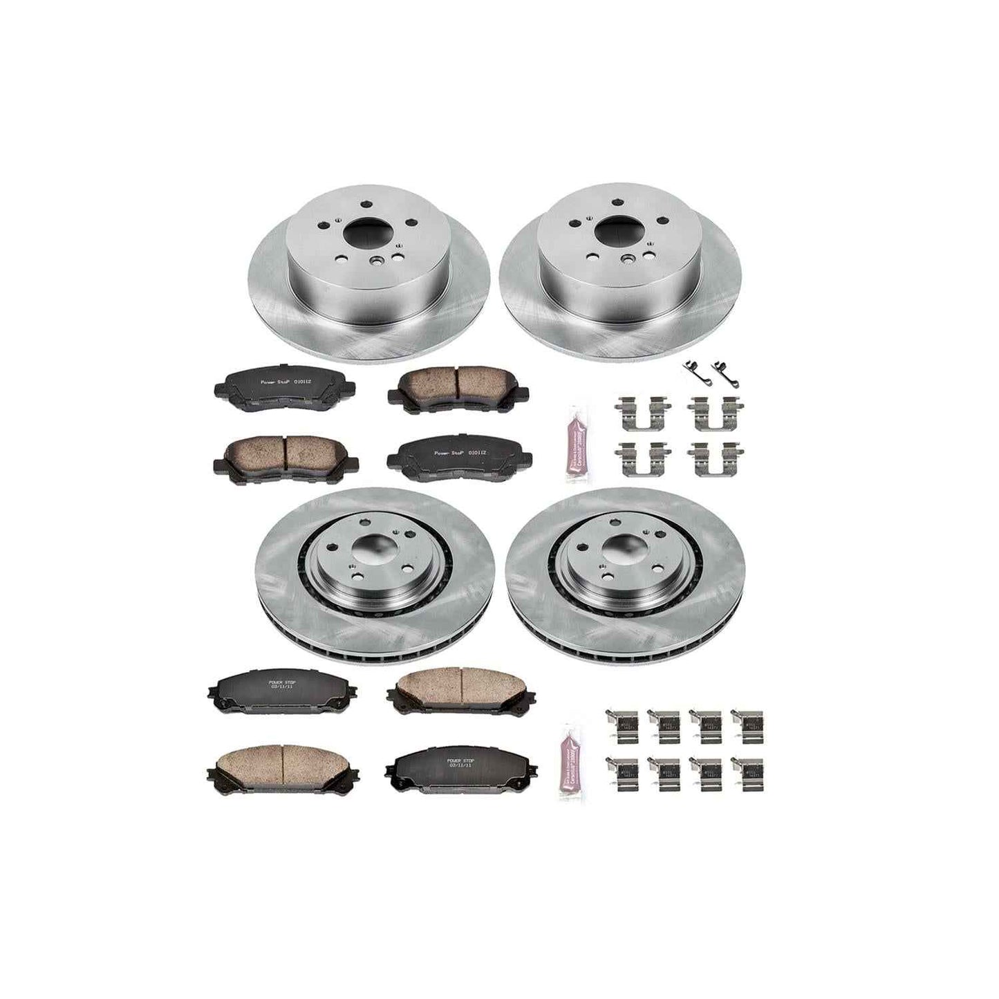 PowerStop Z17 Evolution Plus Stock Replacement Brake Kits for 2008-2013 HIGHLANDER - KOE4129
