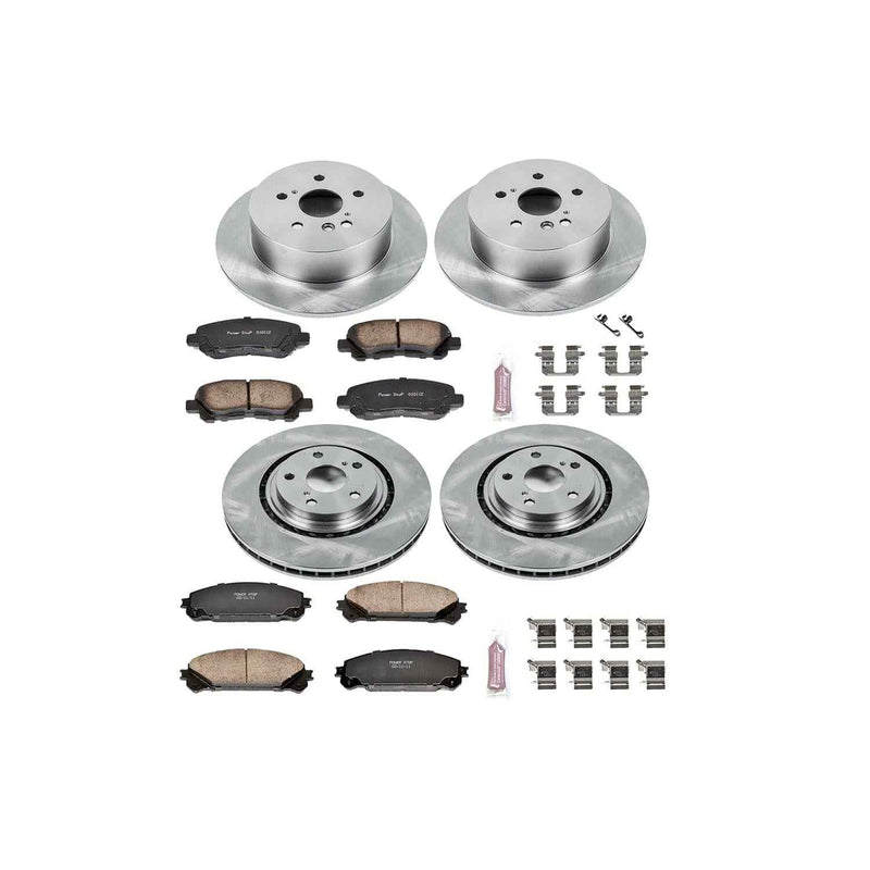 PowerStop Z17 Evolution Plus Stock Replacement Brake Kits for 2008-2013 HIGHLANDER - KOE4129 PowerStop Autoparts