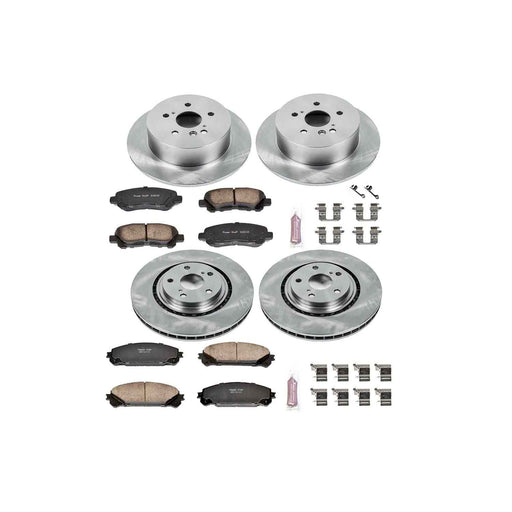 PowerStop Z17 Evolution Plus Stock Replacement Brake Kits for 2008-2013 HIGHLANDER - KOE4129 PowerStop Autoparts
