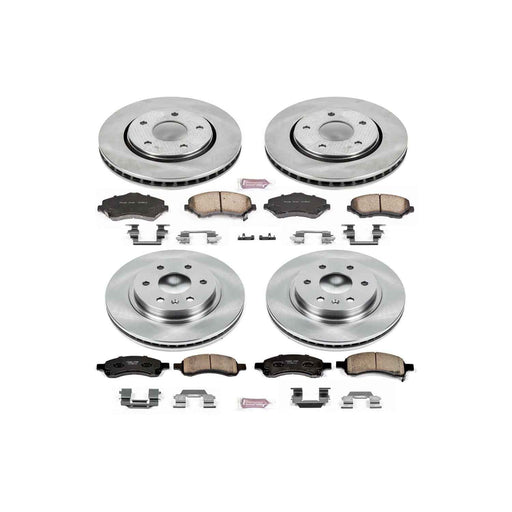 PowerStop Z17 Evolution Plus Stock Replacement Brake Kits KOE4466 PowerStop Autoparts