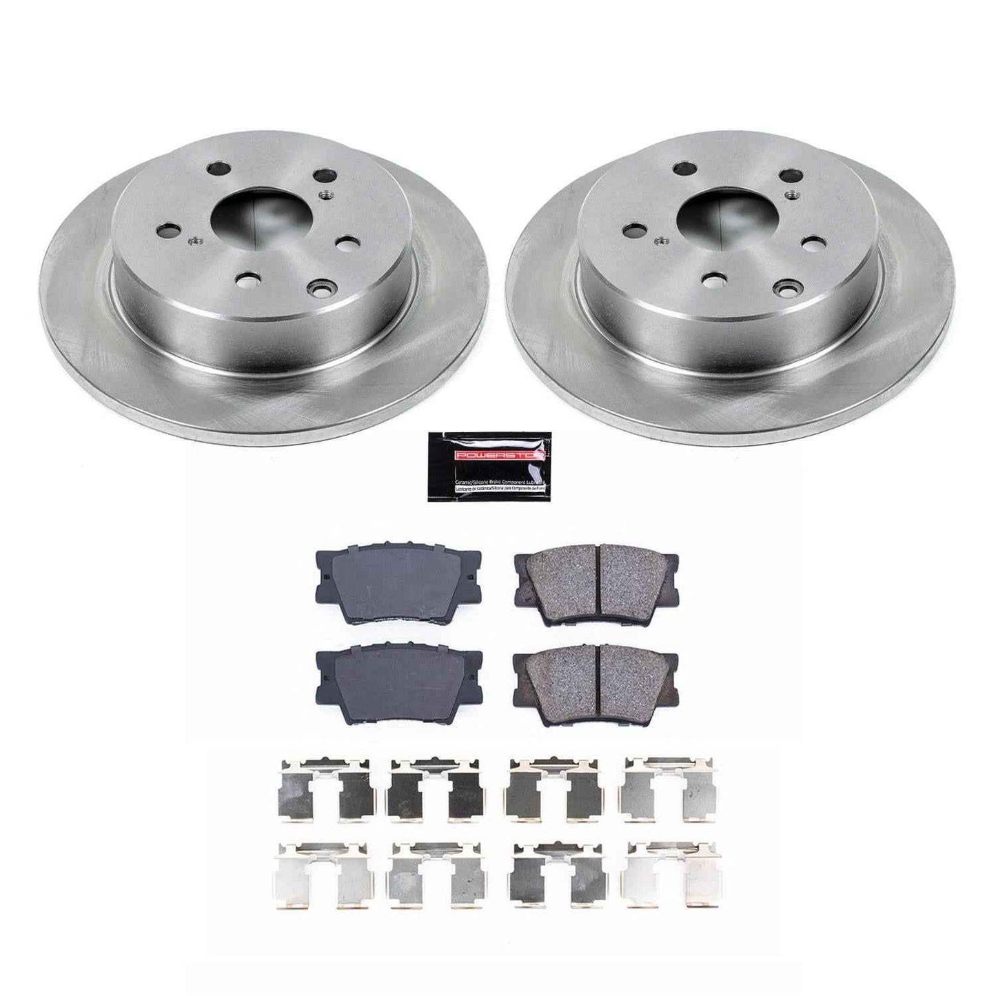 PowerStop Z17 Evolution Plus Stock Replacement Brake Kits for 2010-2012 HS250H, 2006-2018 RAV4 - KOE4671
