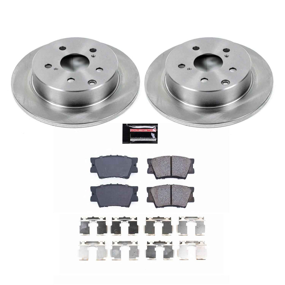 PowerStop Z17 Evolution Plus Stock Replacement Brake Kits for 2010-2012 HS250H, 2006-2018 RAV4 - KOE4671