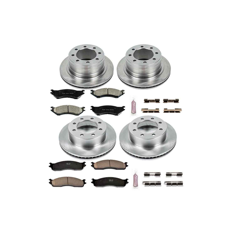 PowerStop Z17 Evolution Plus Stock Replacement Brake Kits for 2003-2008 RAM 3500, RAM 2500, 2006-2008 RAM 1500 - KOE5468 PowerStop Autoparts
